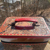 Cherry Tooled Leather Jewelry Box