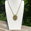 Huge Palomino Cluster Necklace by Dave Skeets