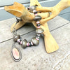 Pink Conch & Mercury Dime Bracelet- Wild Rye