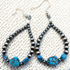 Golden Hills Teardrop Earrings- 2 1/4"