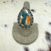 Orange Spiny Adjustable Ring- HADA