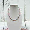 Pretty in Pink 4mm Sterling Pearl and AAA Grade 6mm Pink Conch Choker- 14.5"