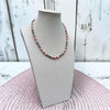 Pretty in Pink 4mm Sterling Pearl and AAA Grade 6mm Pink Conch Choker- 14.5"