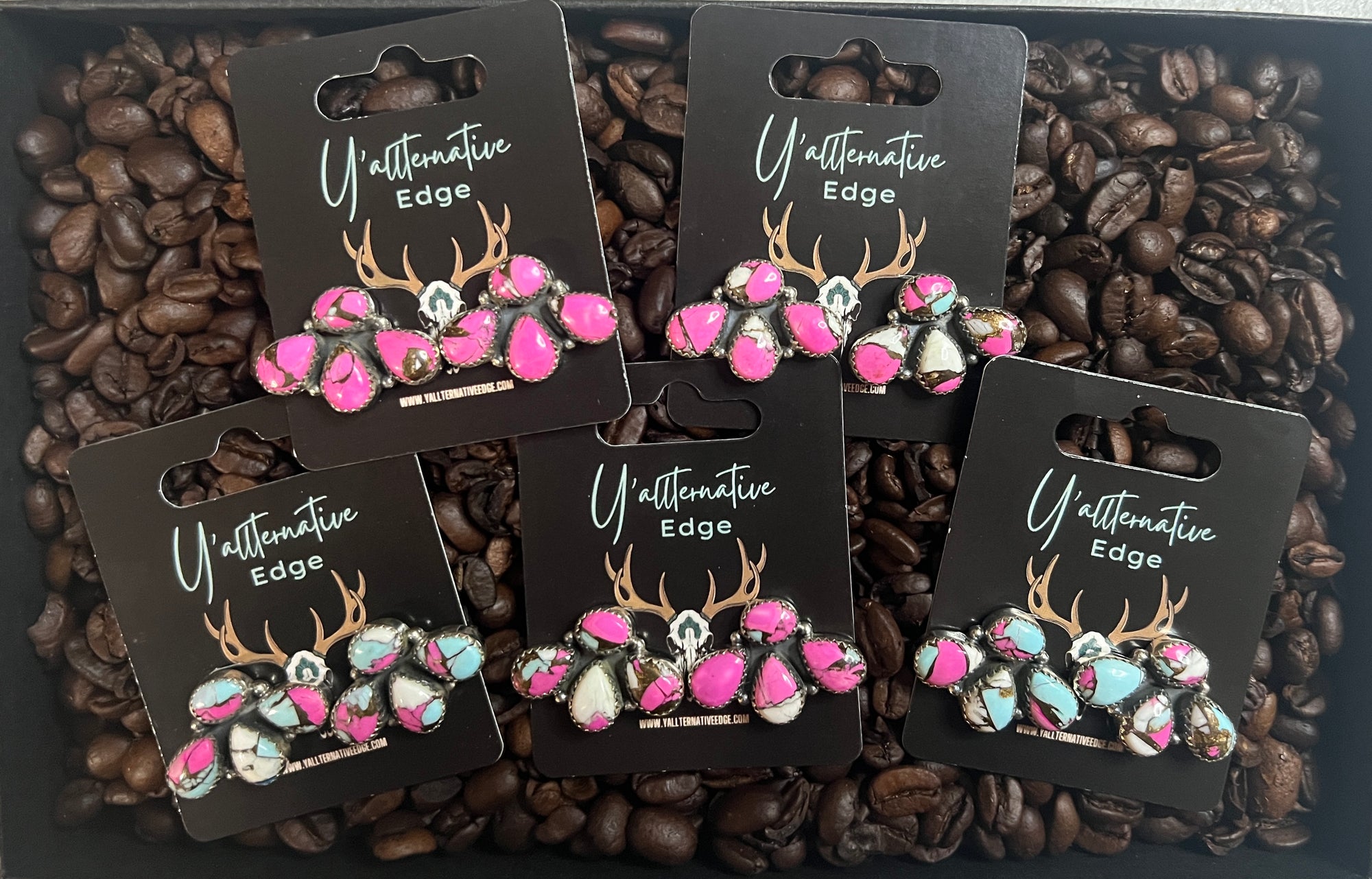 Cotton Candy Cluster Studs