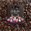 Cotton Candy Cluster Studs