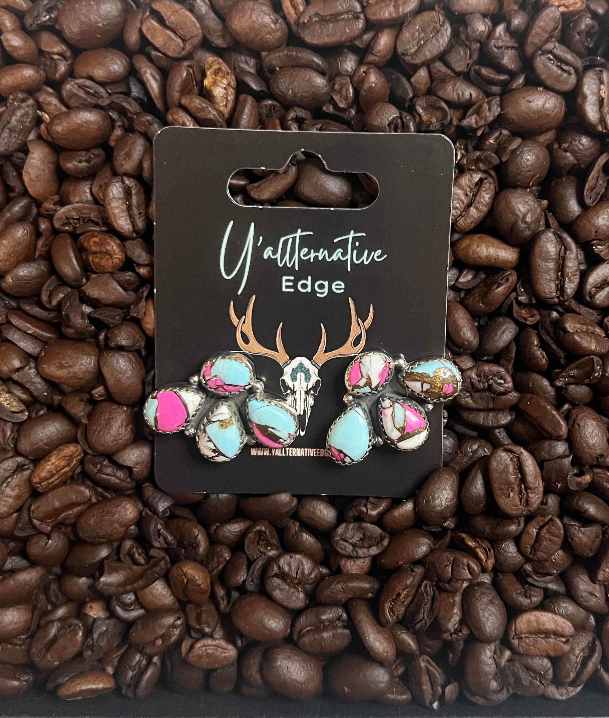 Cotton Candy Cluster Studs