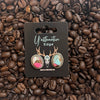 Cotton Candy Studs