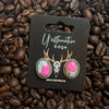Cotton Candy Studs