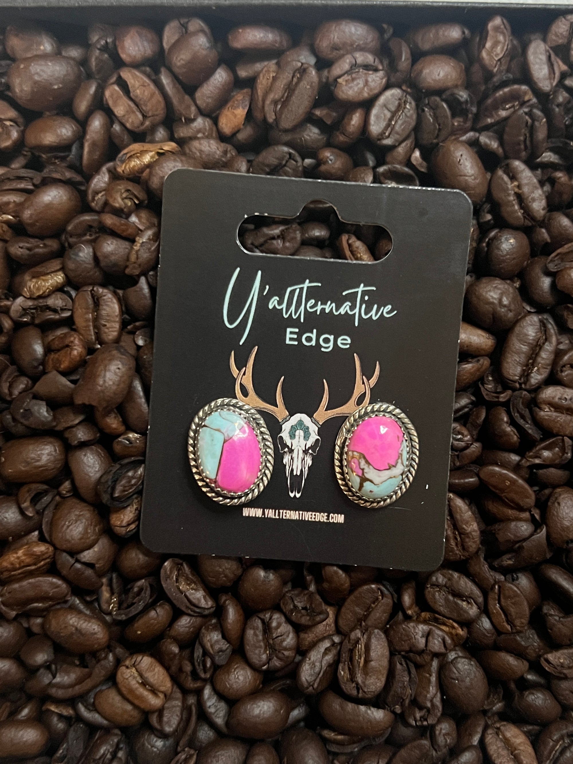 Cotton Candy Studs