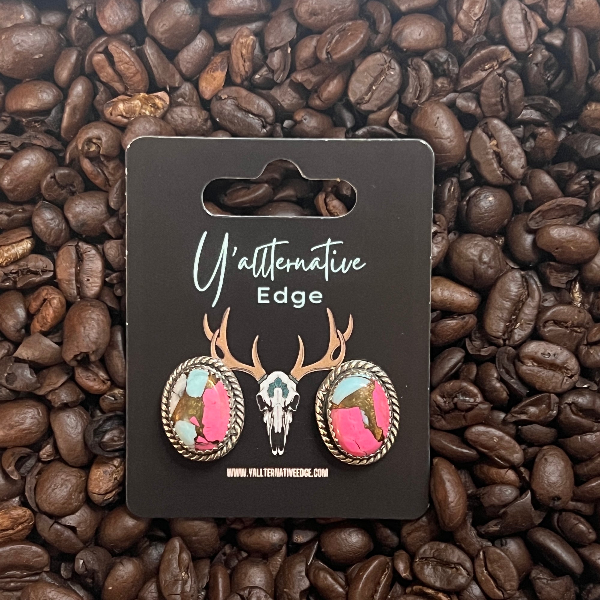 Cotton Candy Studs