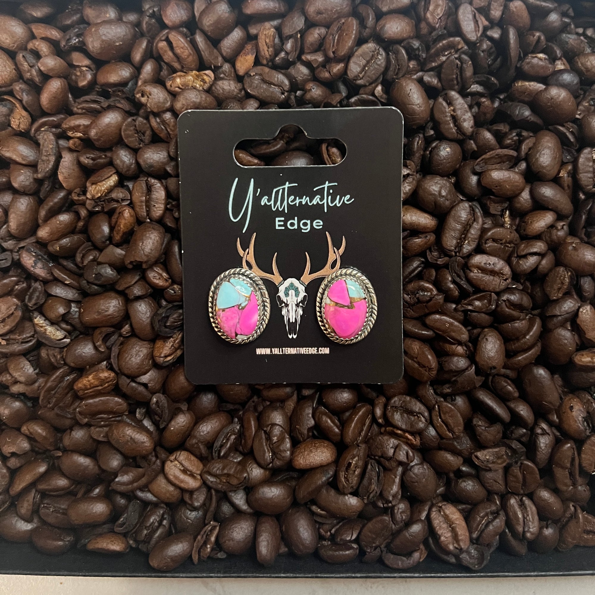 Cotton Candy Studs
