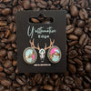 Cotton Candy Studs