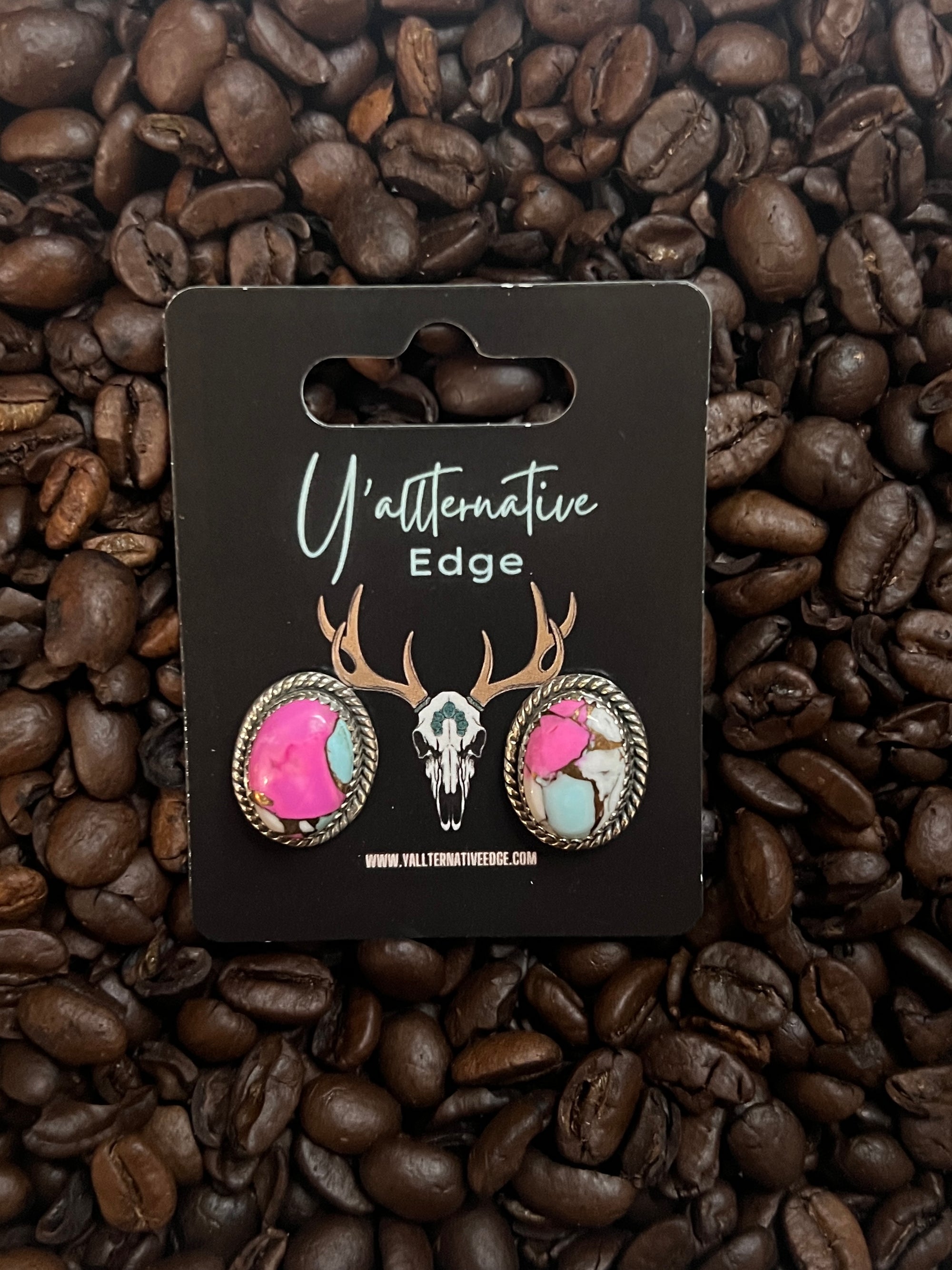 Cotton Candy Studs