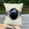 Vintage Onyx Statement Cuff