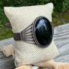 Vintage Onyx Statement Cuff