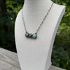 Blue Sonoran Crazy 8’s Necklace- Silversmith