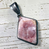 Vintage Rhodochrosite Statement Pendant- Loren Thomas Begay