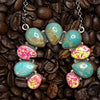 Mine 8 & Hot Pink Fire Opal XL Naja Necklace