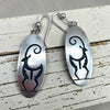 Vintage Sterling Hopi Dangle Earrings- Clifton Mowa
