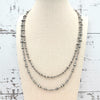 4-6mm Mixed Sterling Pearl Necklace- Native Hand Strung and Finished