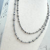 4-6mm Mixed Sterling Pearl Necklace- Native Hand Strung and Finished