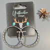 Twisted Up Hoop Earrings- Native