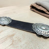 Antique Hand-Stamped Sterling Silver Concho Belt – Approx. 1890–1920 | 35–37"