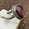 The Valentine's Day Collection- Purple Spiny Oyster Heart Ring – Adjustable By Reeva Goodluck