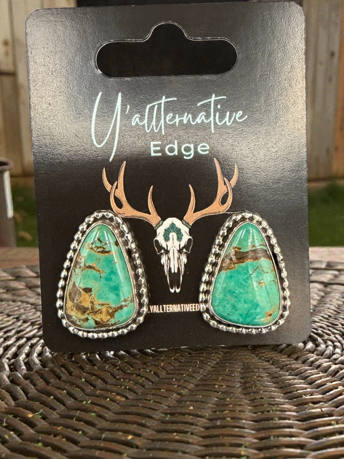 Nevada Turquoise Earrings – By Carol Wylie