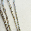 Sterling Silver High-Shine Twisted Paperclip Chain