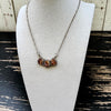 Native American Handmade Cowrie Shell Bar Necklace