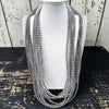 60" Triple Strand 4mm/5mm/6mm Sterling Pearls