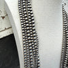 60" Triple Strand 4mm/5mm/6mm Sterling Pearls