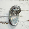 Blue Lace Agate Sterling Silver Statement Ring-NA 6.5