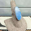 Native-Made Vintage Moonstone Cocktail Ring – Size 7