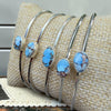 Golden Hills Turquoise Stacker Cuffs by Jerryson Henio