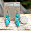 Campitos Turquoise Cascade Dangles — Sterling & CZ