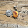 Tia Long “Sunset” Spiny Oyster Pendants — Sterling Silver
