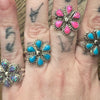 Cluster Zuni Rings by Gina Dosedo Floral