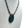 16" Blue Sonoran & Chrysocolla Pendant Necklace