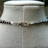 18" Orange Mohave Necklace w/ 3-4mm Sterling Pearls