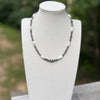 16" Wildhorse Torpedo Necklace w/ 3-8mm Sterling Pearls