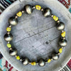 6' Palomino Stretch Bracelet with 3-8mm Sterling Pearls