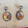 Tia Long “Sunset” Spiny Oyster Pendants — Sterling Silver