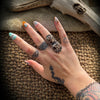 Native-Made Cowrie Shell Ring – Size 7