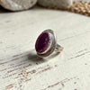 Herbert Tisos Purple Spiny Oyster Ring – Size 8.5