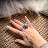Labradorite Sterling Silver Ring- Size 9 Chris Tafoya
