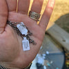 Double Kingman Turquoise Necklaces — Sterling Silver- Navajo Betone