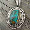 Native Made Royston Ribbon Turquoise Pendant – Native Made