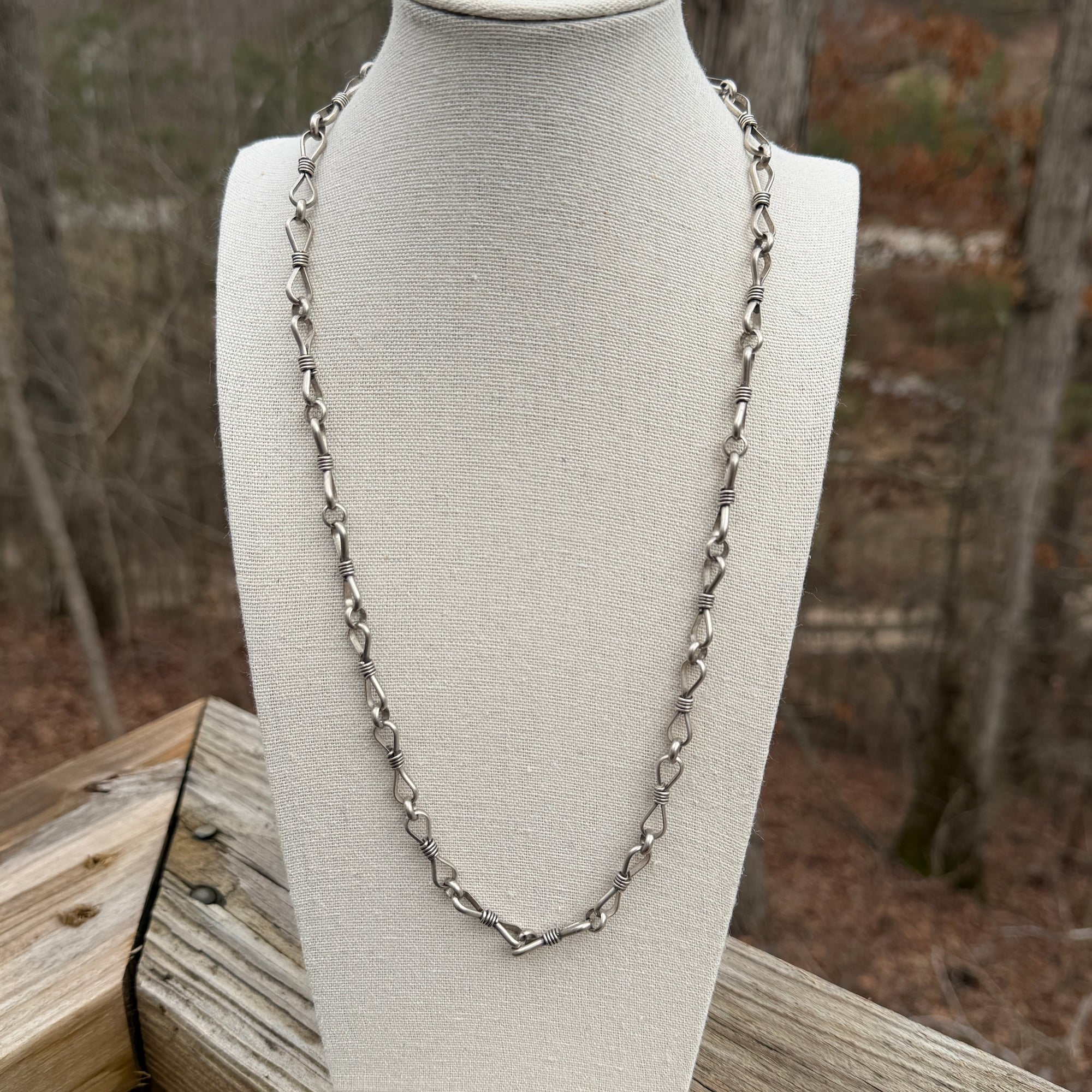 Native Handmade Chain, Sterling Silver- Heavyweight Twist